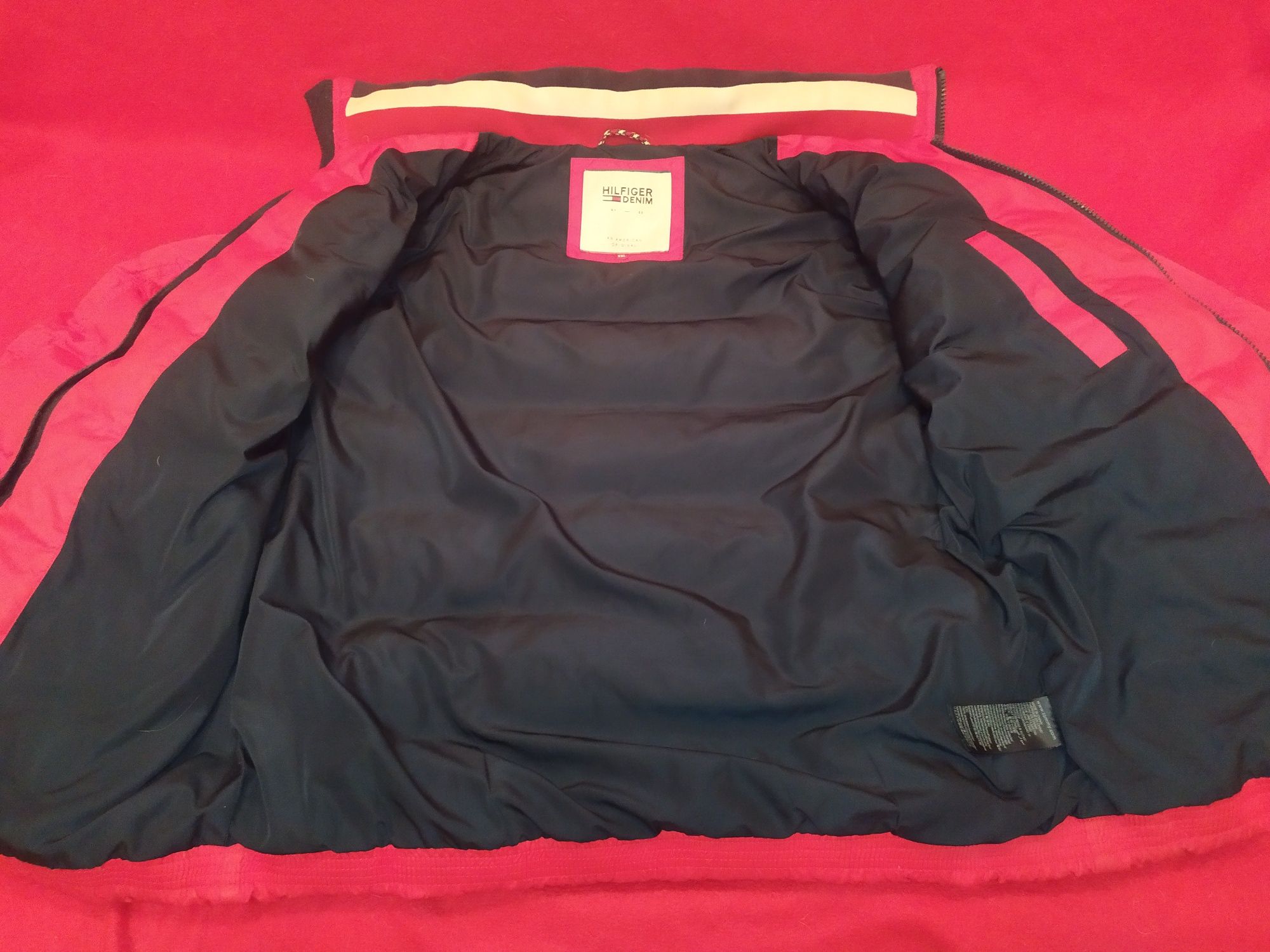 Пуховик Tommy Hilfiger, натур-ный пух, куртка евро зима, р.2XL, 54-56