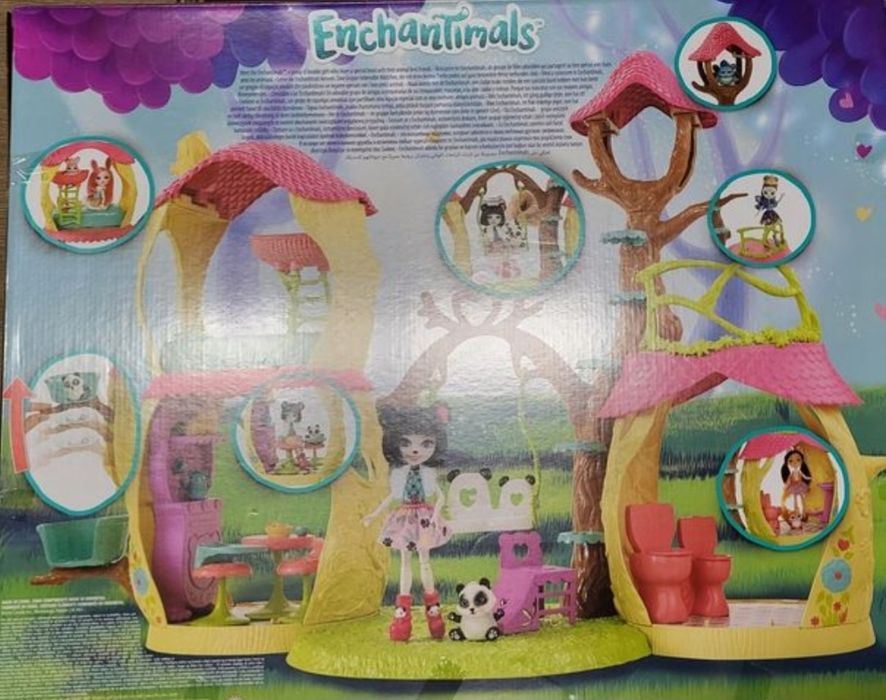 Mattel Enchantimals Wonderwood Leśny Domek Pandy