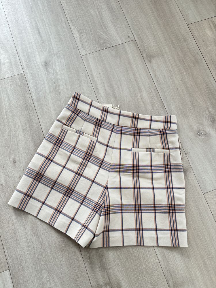 Maje Nowe eleganckie szorty spodenki XS 34 Izore Short Carreaux