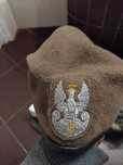 Oryginalny beret wojskowy brązowy rozmiar 56