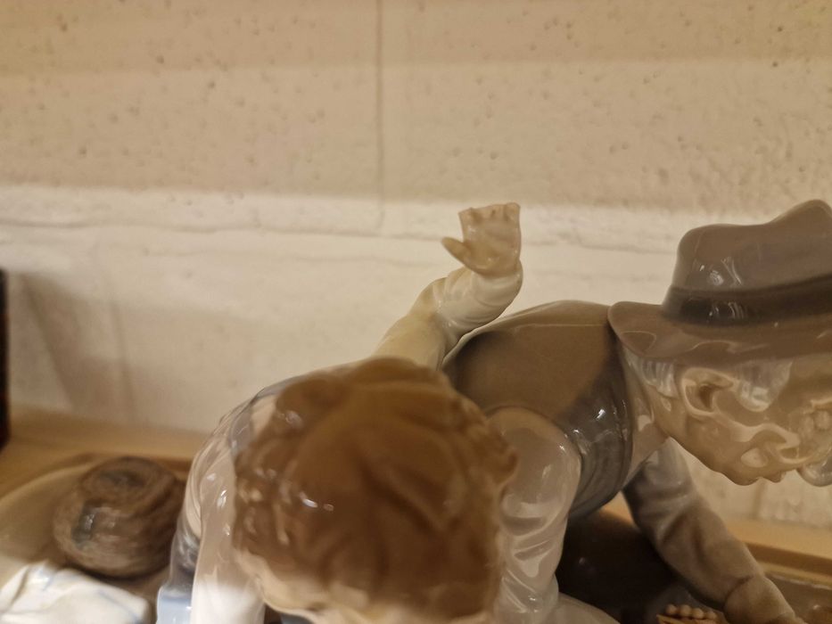 Статуэтка рыбалка с дедом,  Lladro