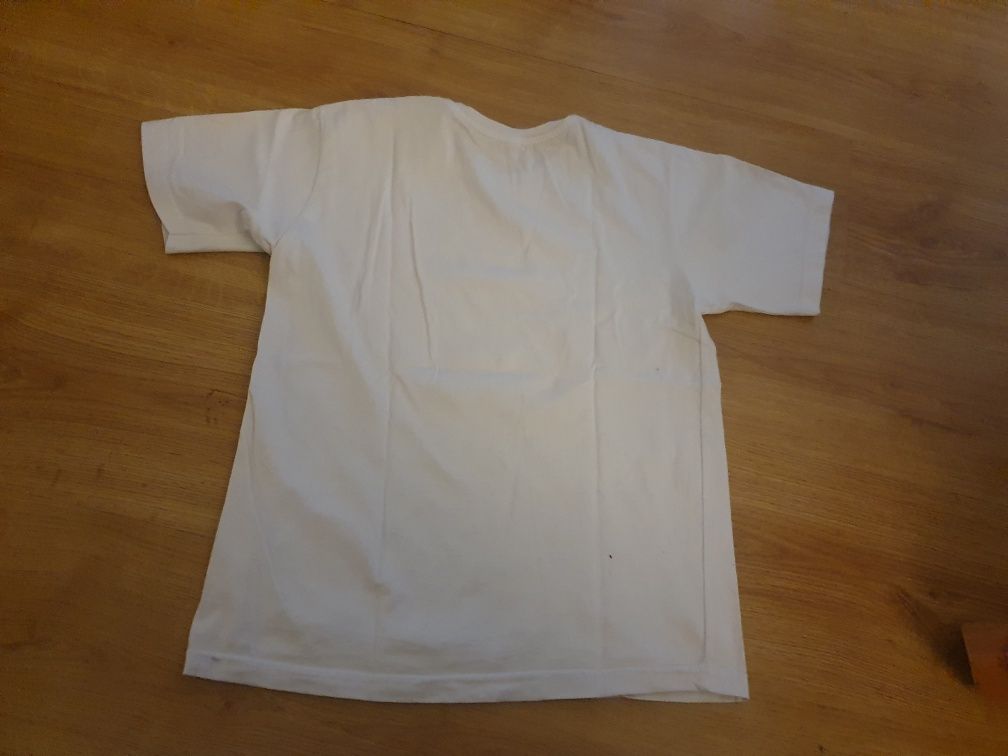 Tshirt chłopięcy koszulka biała WF 140