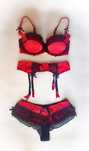 Conjunto Seda LA SENZA Lingerie - 3 peças