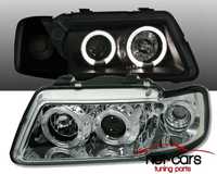 Reflektory Lampy przód AUDI A3 S3 8L ANGEL EYES LED C