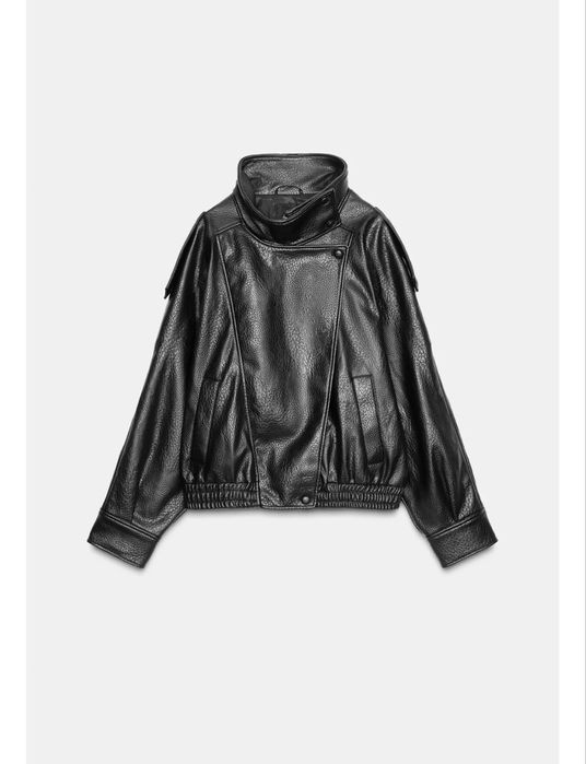 Zara ysl куртка шкіряна
