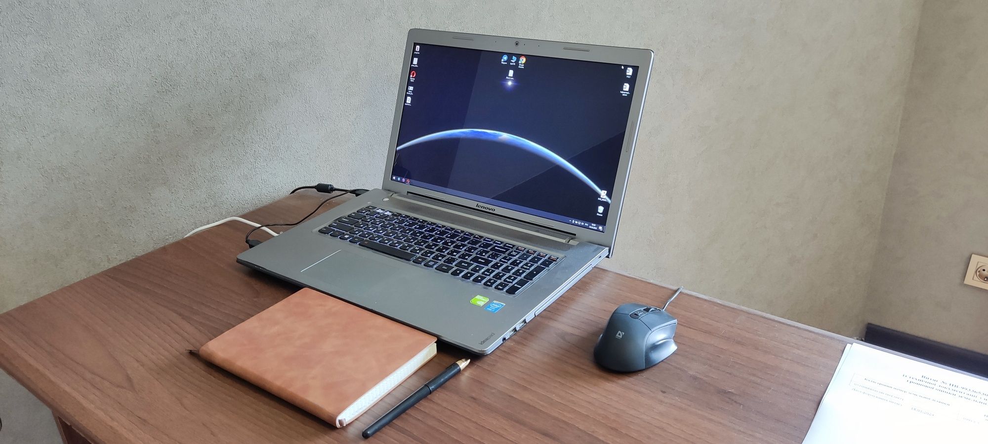 17 дюймів / Потужний ноутбук, ігровий ноутбук Lenovo Ideapad i7-4710MQ