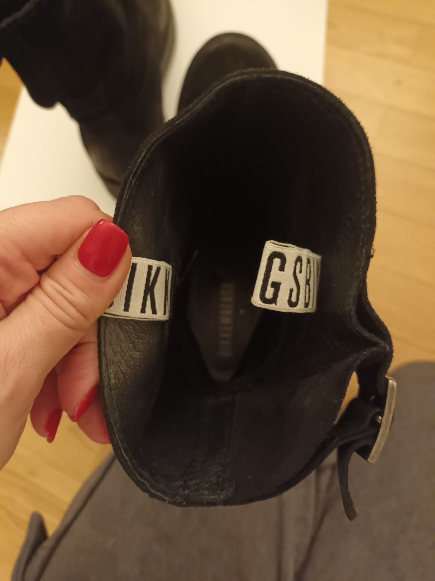 Bikkembergs, botki, nowe, zamsz