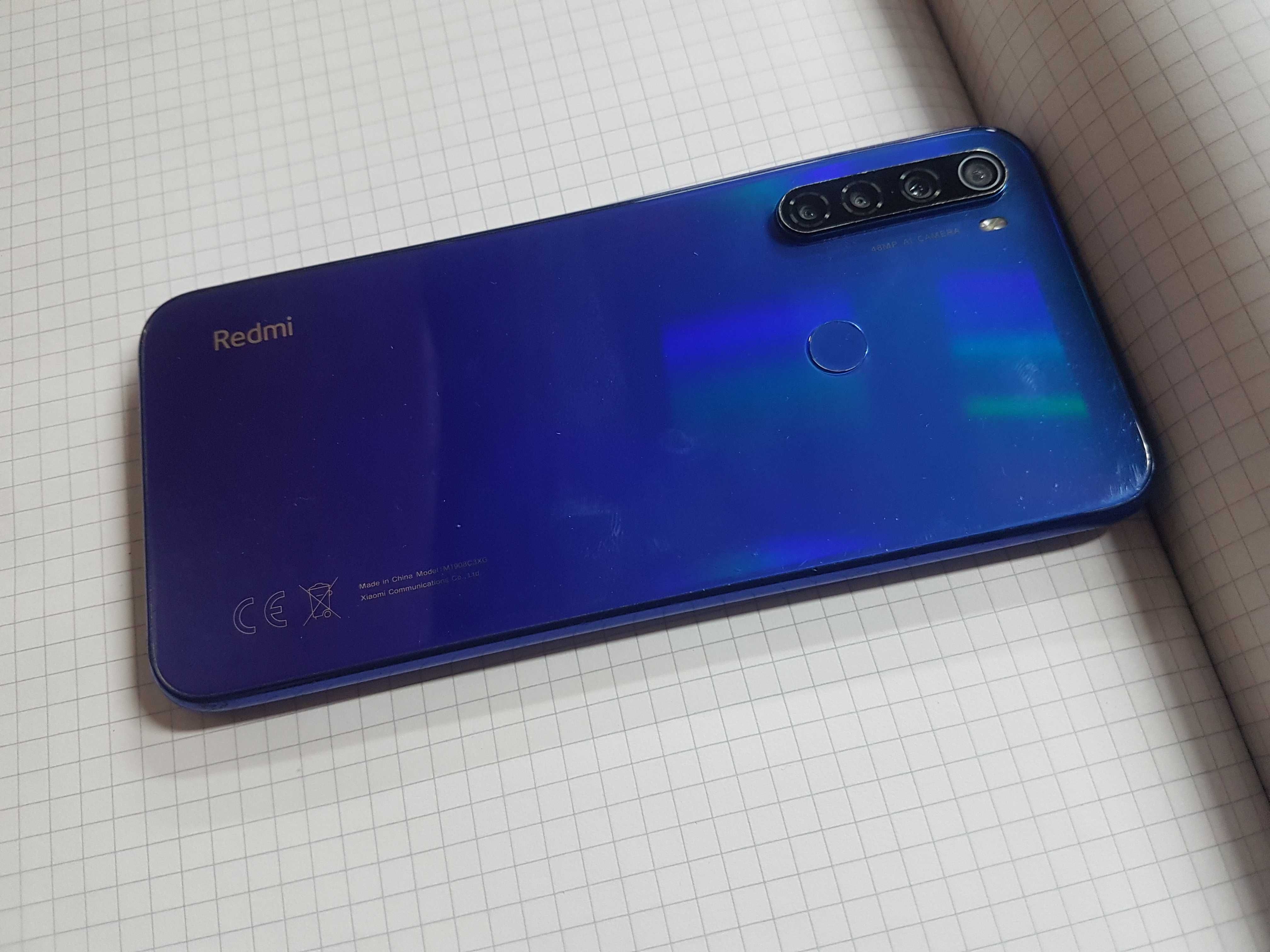Smartfon Xiaomi REDMI NOTE 8T niebieski - sprawny,  bez pęknięć.