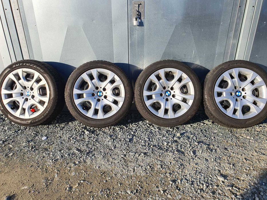 BMW felgi 17", 5x112, opony M+S, PIRELLI SOTTOZERO 255/50 R17,