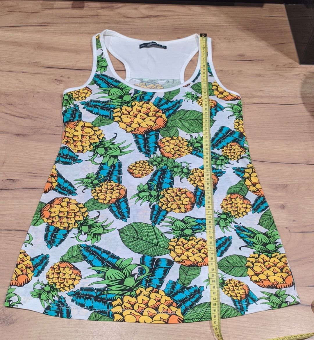 Koszulka na ramiączkach nowa w ananasy House rozmiar S