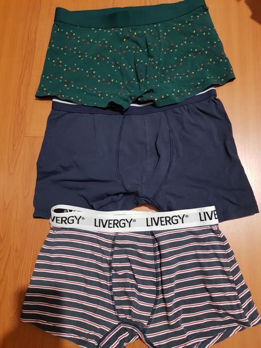 Boxers, meias usados