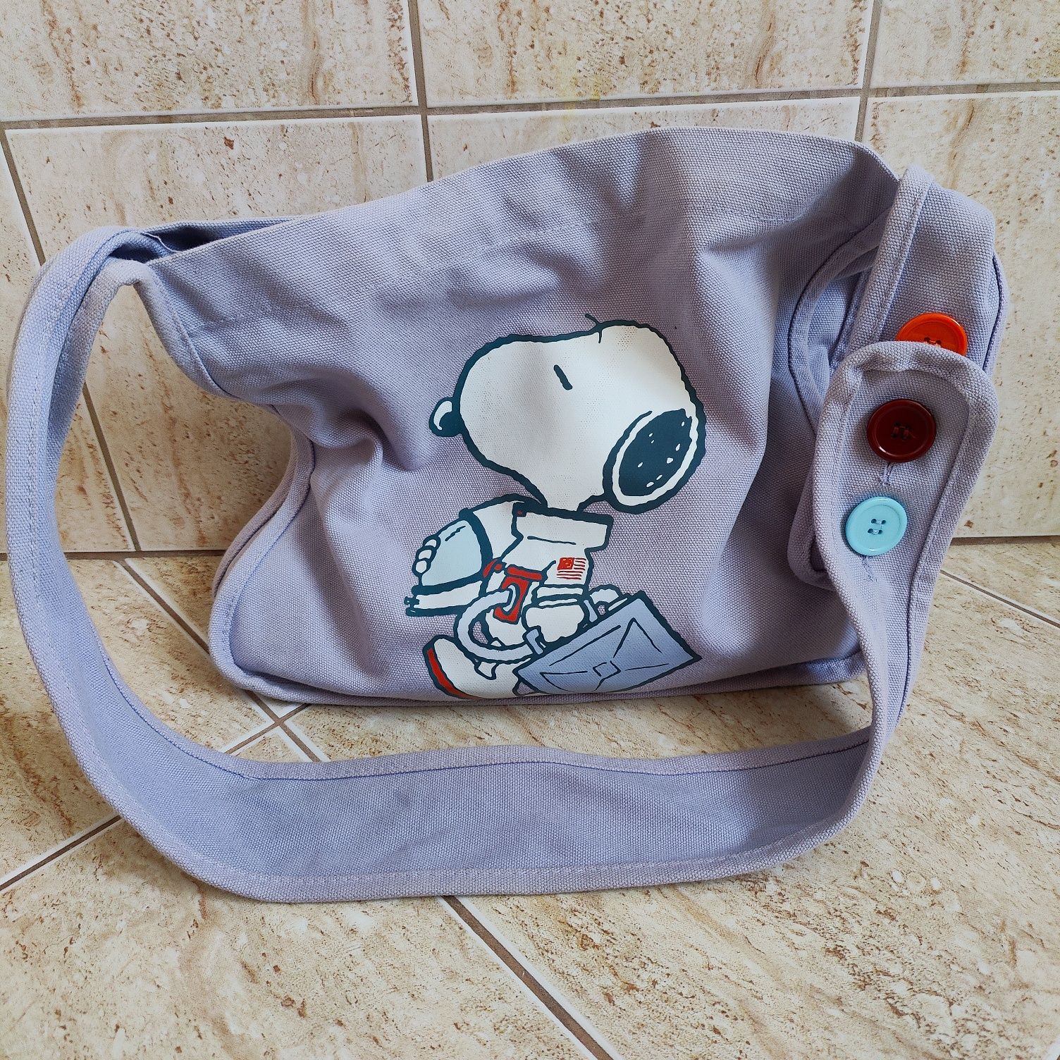 Snoopy_torebka listonoszka shopper na ramię nowa