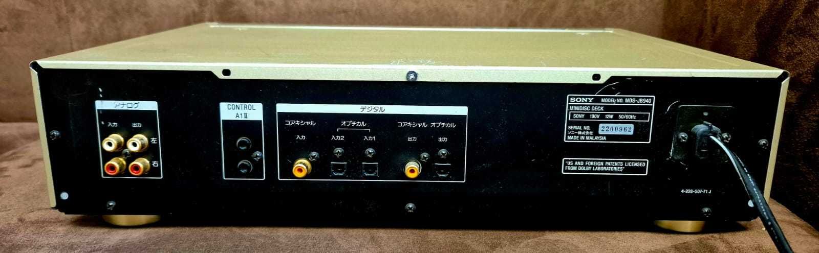 SONY MDS-JB940 Wersja japońska przerobiona na 230V Unikat Okazja !