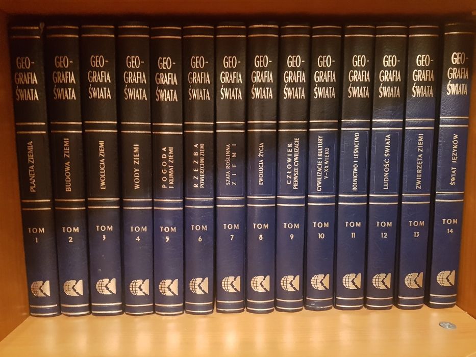 Wielka Encyklopedia Geografii Świata Kurpisz 1995 tom od 1 do 22