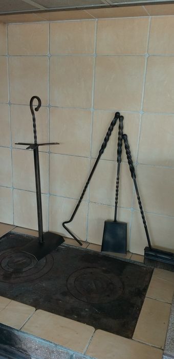 Набір для каміна чи грубки,барбекю.Каміний набір на стійці