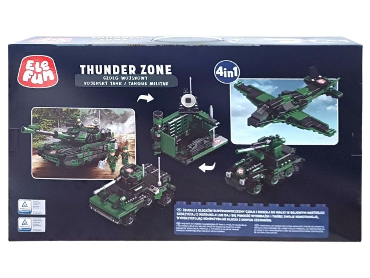 Klocki Elefun Thunder Zone Czołg wojskowy C0847