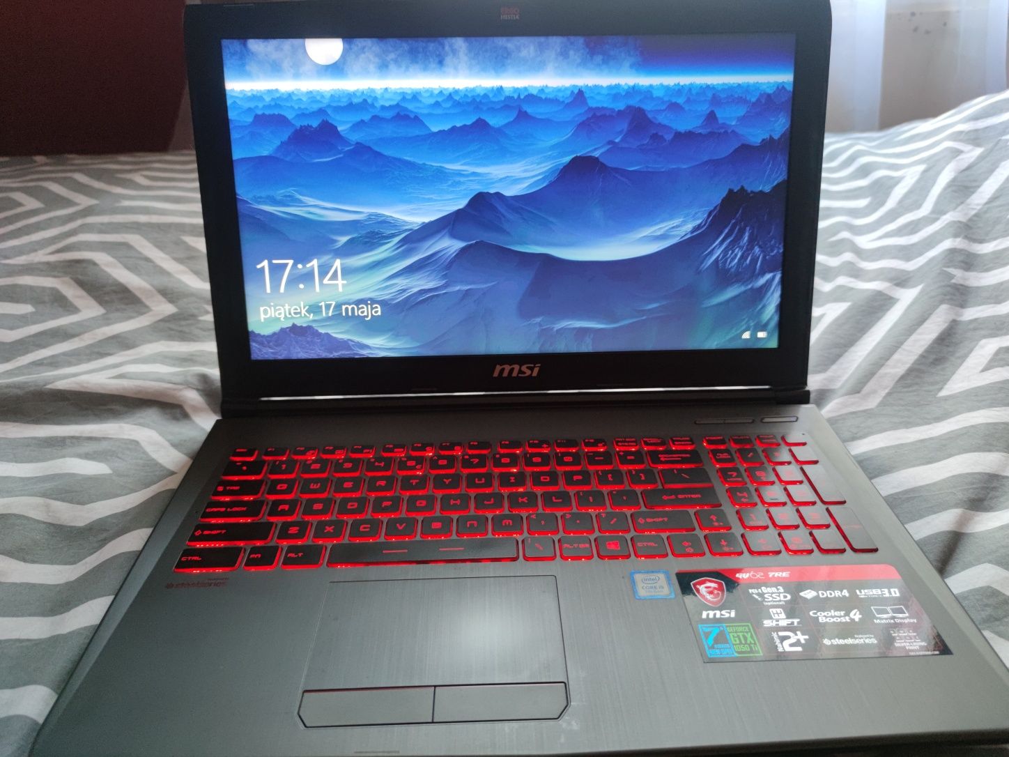 Laptop Gamingowy MSI Gv62