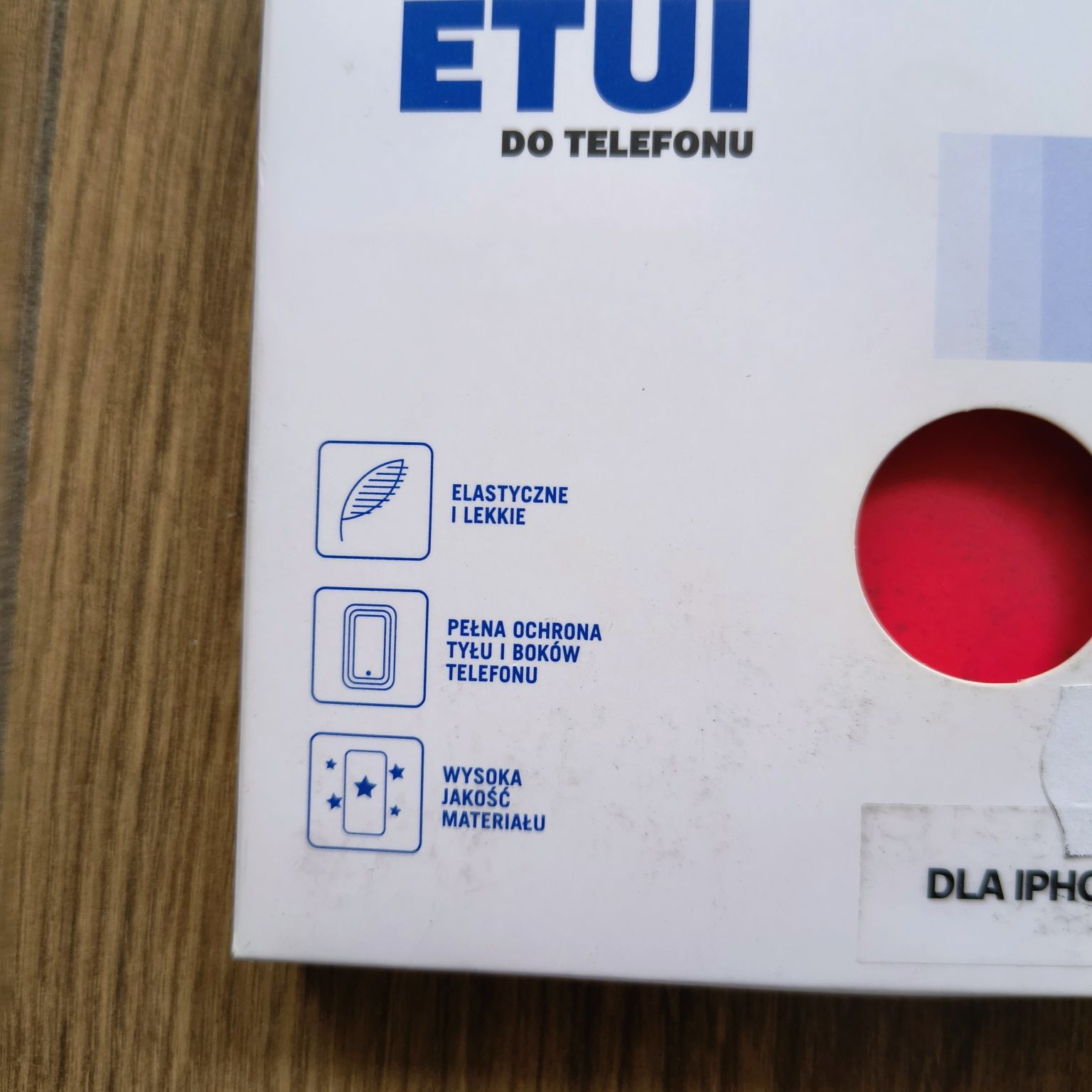 Etui pokrowiec futerał case iPhone 12 Red czerwony