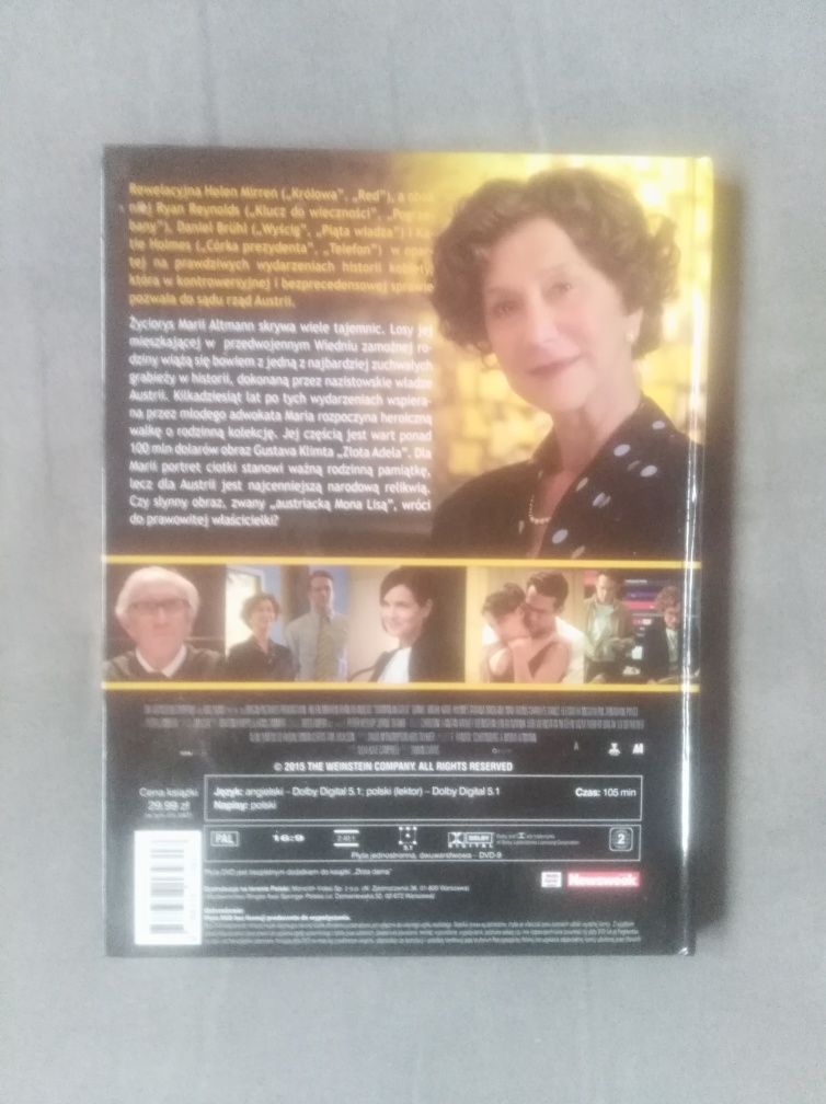 Złota Dama Helen Mirren DVD