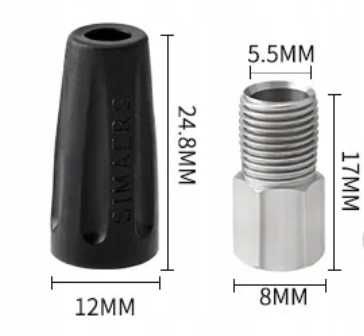 4x Zestaw przyłączeniowy zakucia przewodu Shimano BH59 MT200 MT446 525