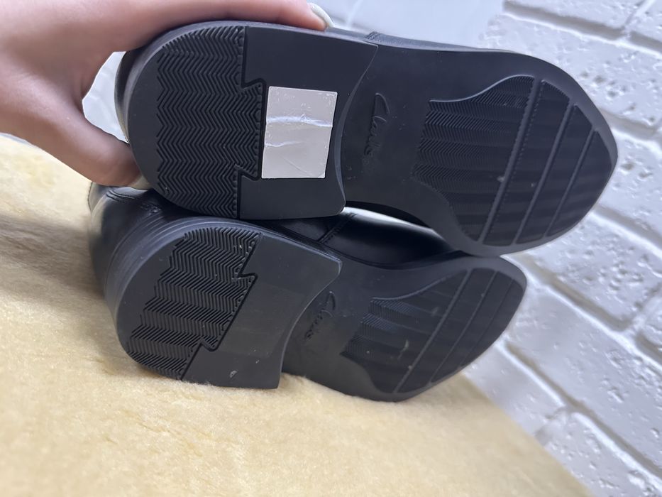 Мужские брендовые челси ботинки Clarks. Новые! Кожа.Оригинал.Р.42