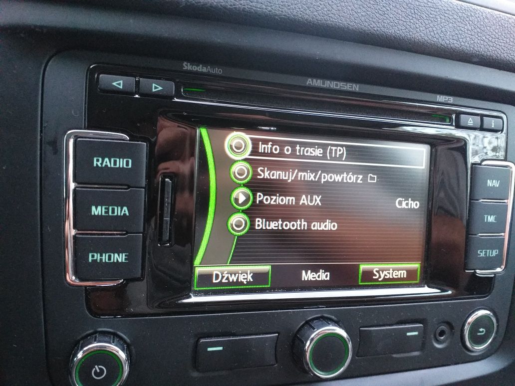 Skoda nawigacja Bluetooth  amundsen rns 310