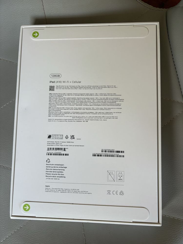 Ipad A16 selado