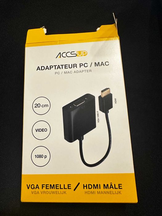 Adaptateur PC/MAC como novo