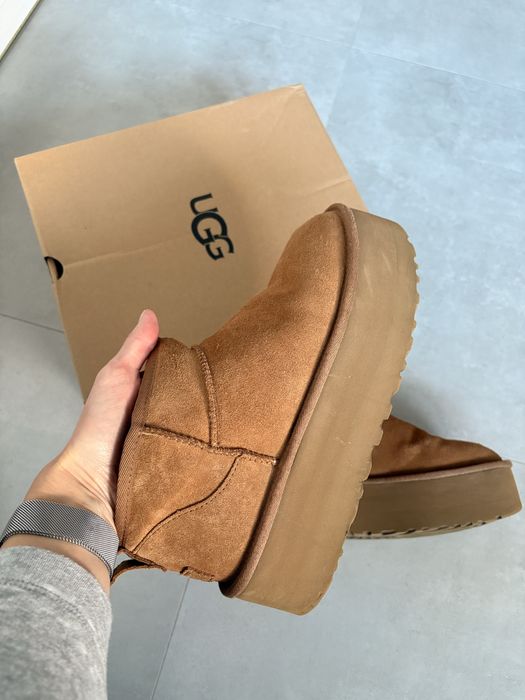 UGG Classic ultra mini platform 40 camel