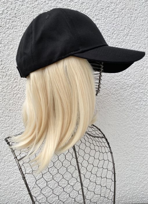 Premium Ultra włosy doczepiane, czapka z włosami, jasny blond 42.