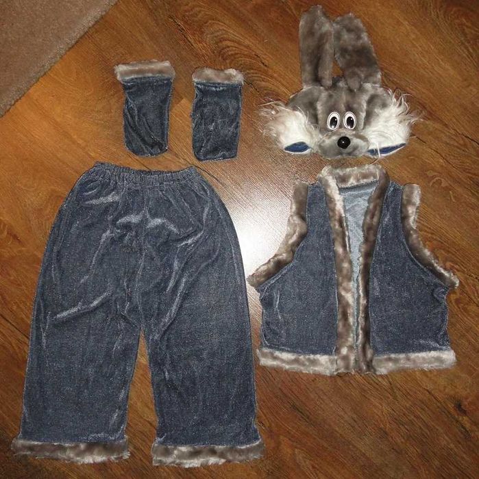 Костюм Ведмедика, Іжачка, Вовка, Зайчика на 3-5 років