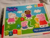 Świnka Peppa Puzzle dla najmłodszych