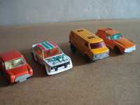 4 Carros Miniatura Matchbox Antigos de 1970 a 1982