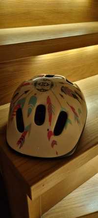 Kask rowerowy XS dla dziewczynek