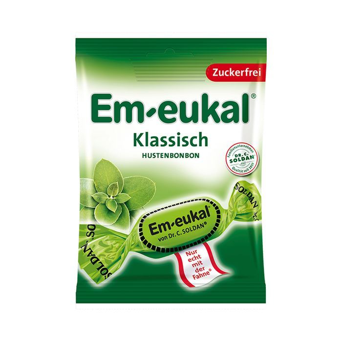Em-eukal Klassisch Cukierki bez Cukru 75 g. Soldan