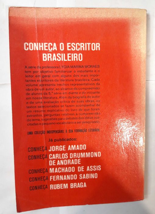 Livro Ref Cx B - Lygia Marina Moraes - Conheça Jorge Amado