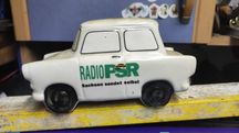 Porcelanowy Trabant PSR, Trabi PSR, skarbonka