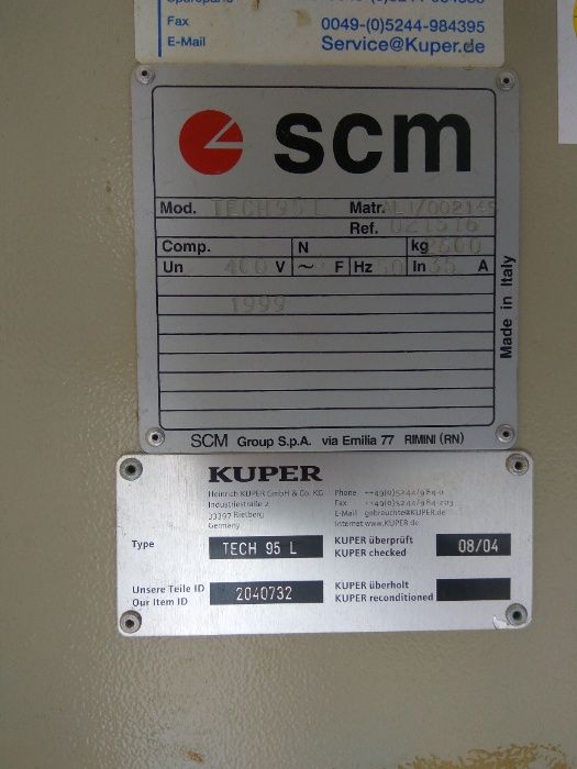 Centrum Obróbcze CNC SCM TECH 95 L 1999r.