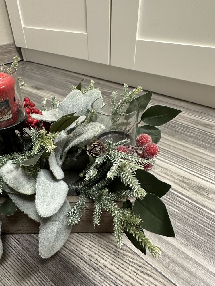 Stroik świąteczny / świecznik yanklee candle