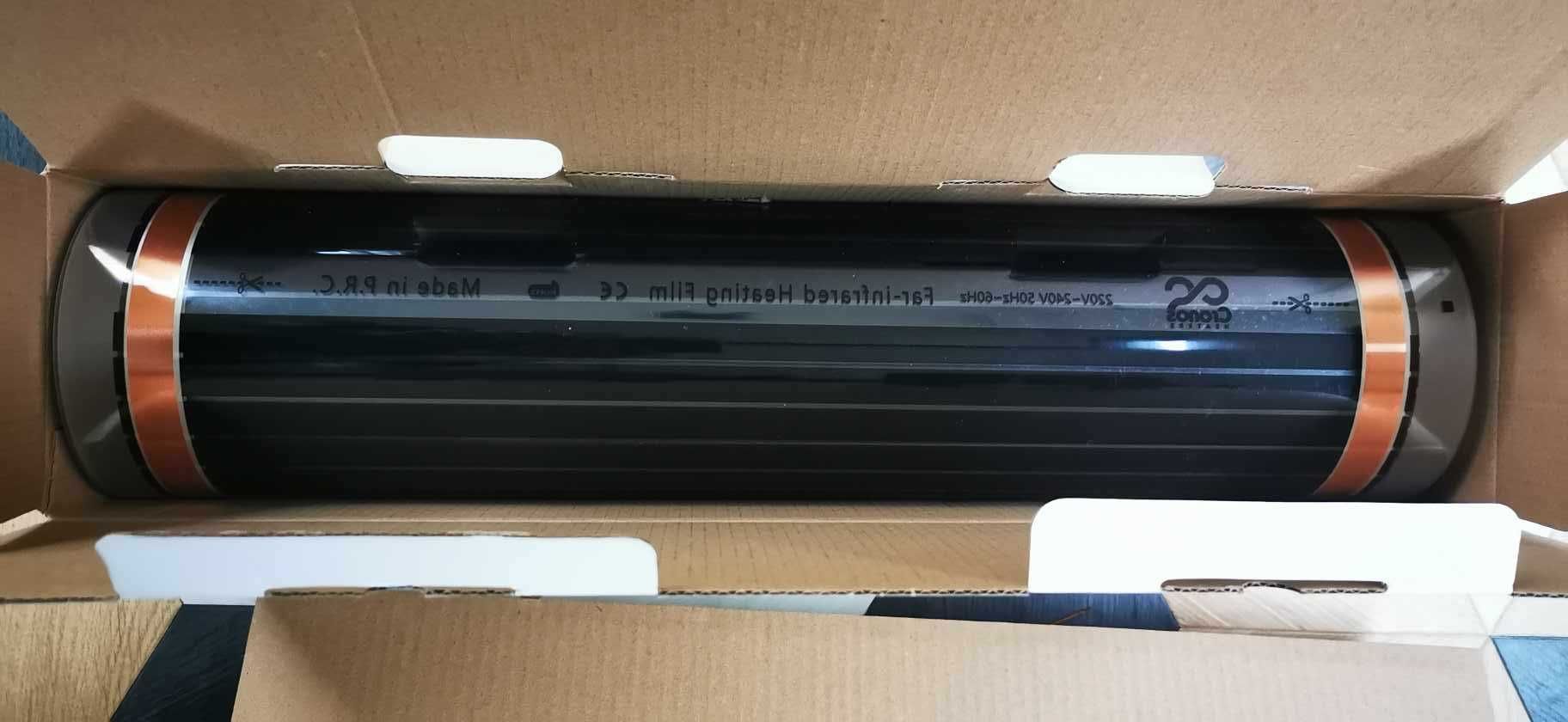 Folia grzewcza na podczerwień z termostatem Cronos Heaters 1 m2 0,5x2m