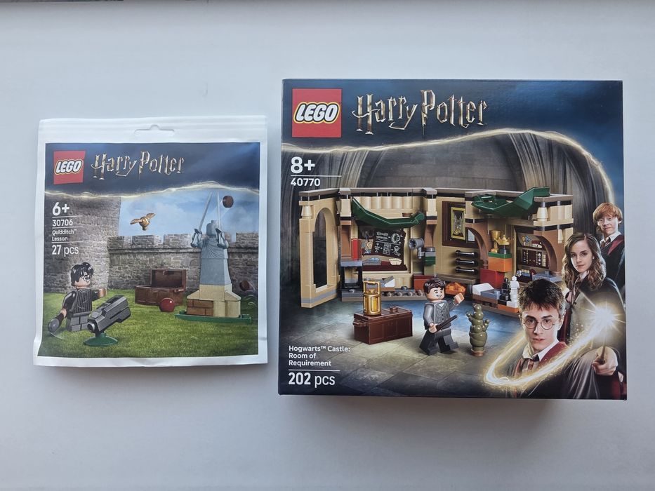 LEGO 40770 Harry Potter - Zamek Hogwart Pokój Życzeń oraz 30706 Lekcja