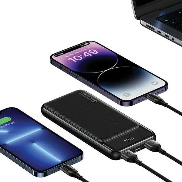 USAMS Powerbank 10000mAh 10W 1C+2Aczarny/black XY Series 10KCD19801