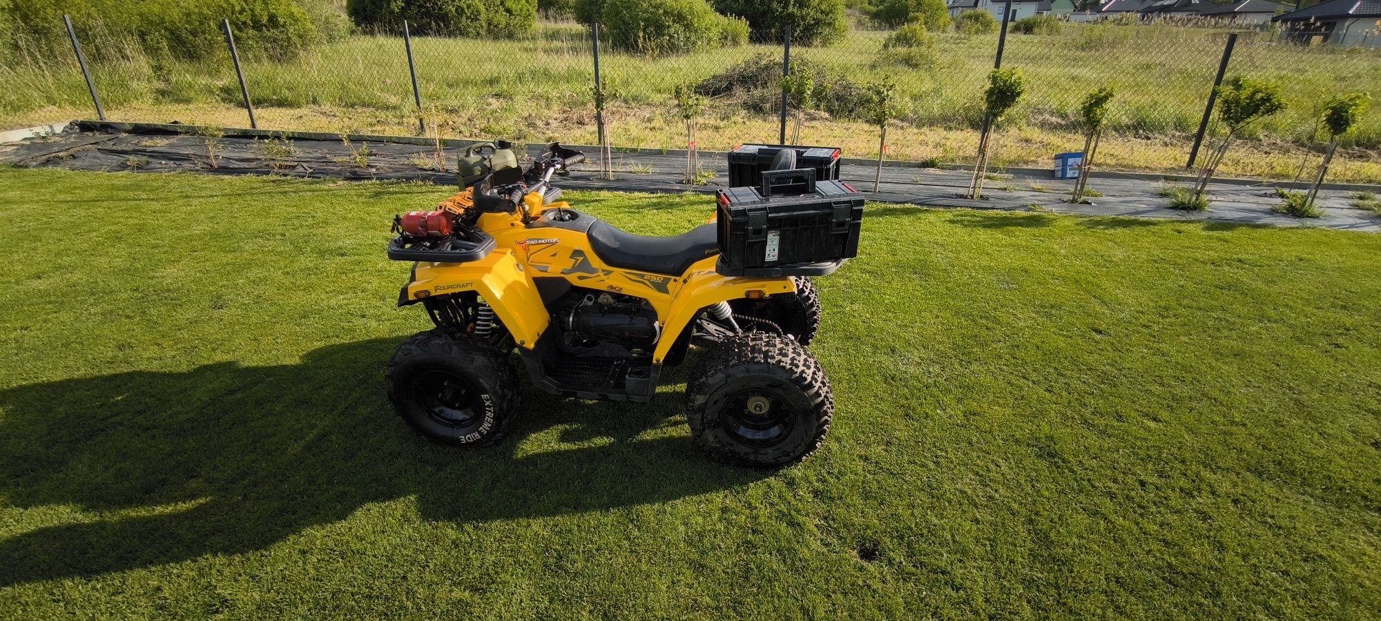 Quad 250 Fourcraft 2021r pług jak, nowy