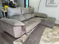 RESERVADO Sofa chaise long cinza