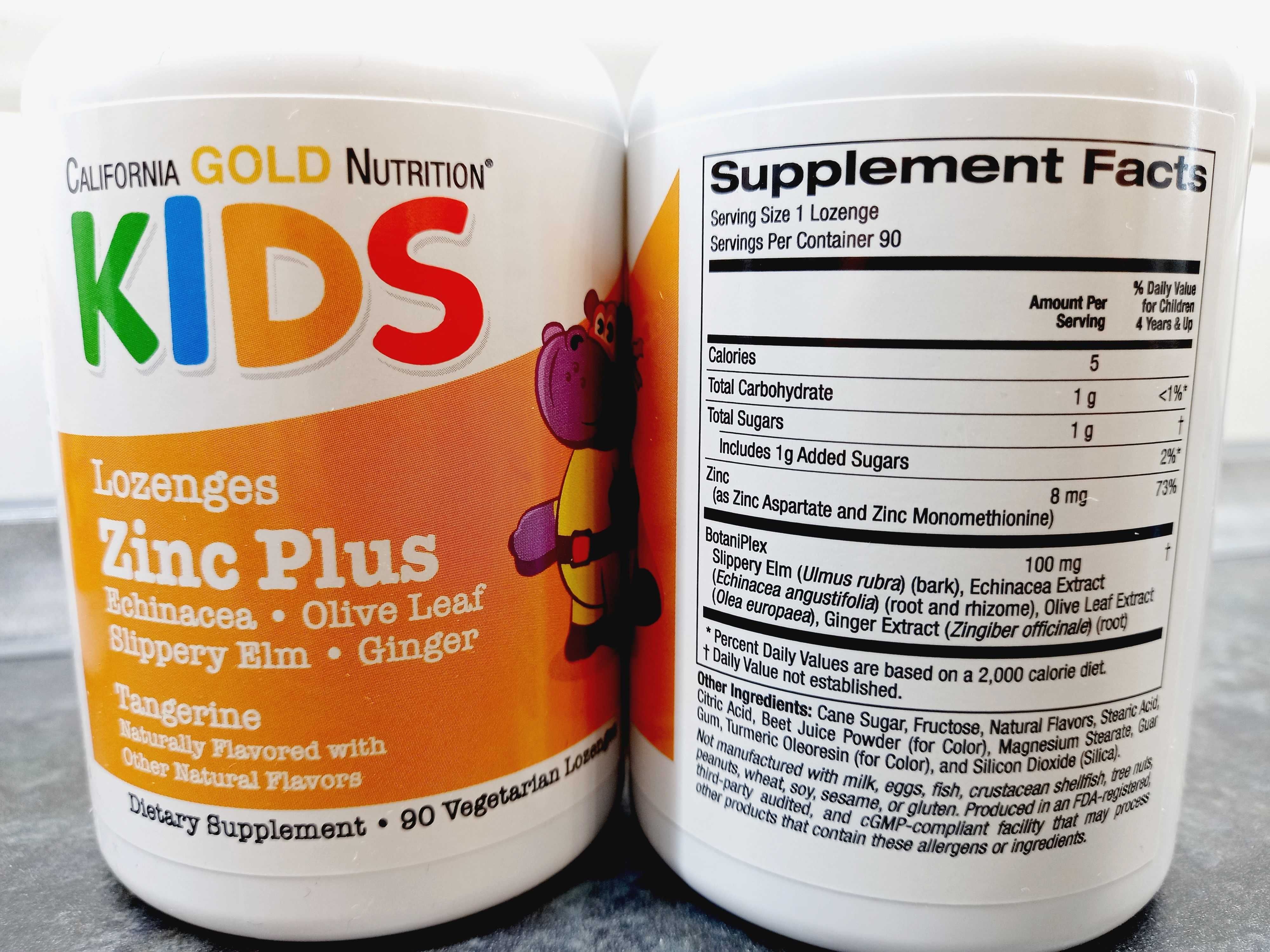 CGN, Kids Zinc Plus (90 леденцов), цинк для детей, цинк для дітей