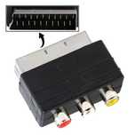 Adaptador Scart para RCA Novos em caixa