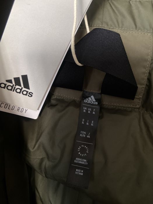 Nowa puchowa zimowa ciepła wodoodporna kurtka Adidas myshelter terrex