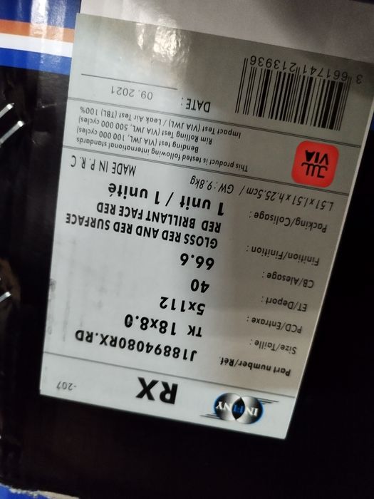 Jantes 18 5x112 Infiny