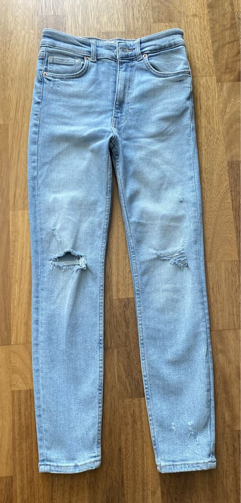 ZARA jeansy rurki M rozm