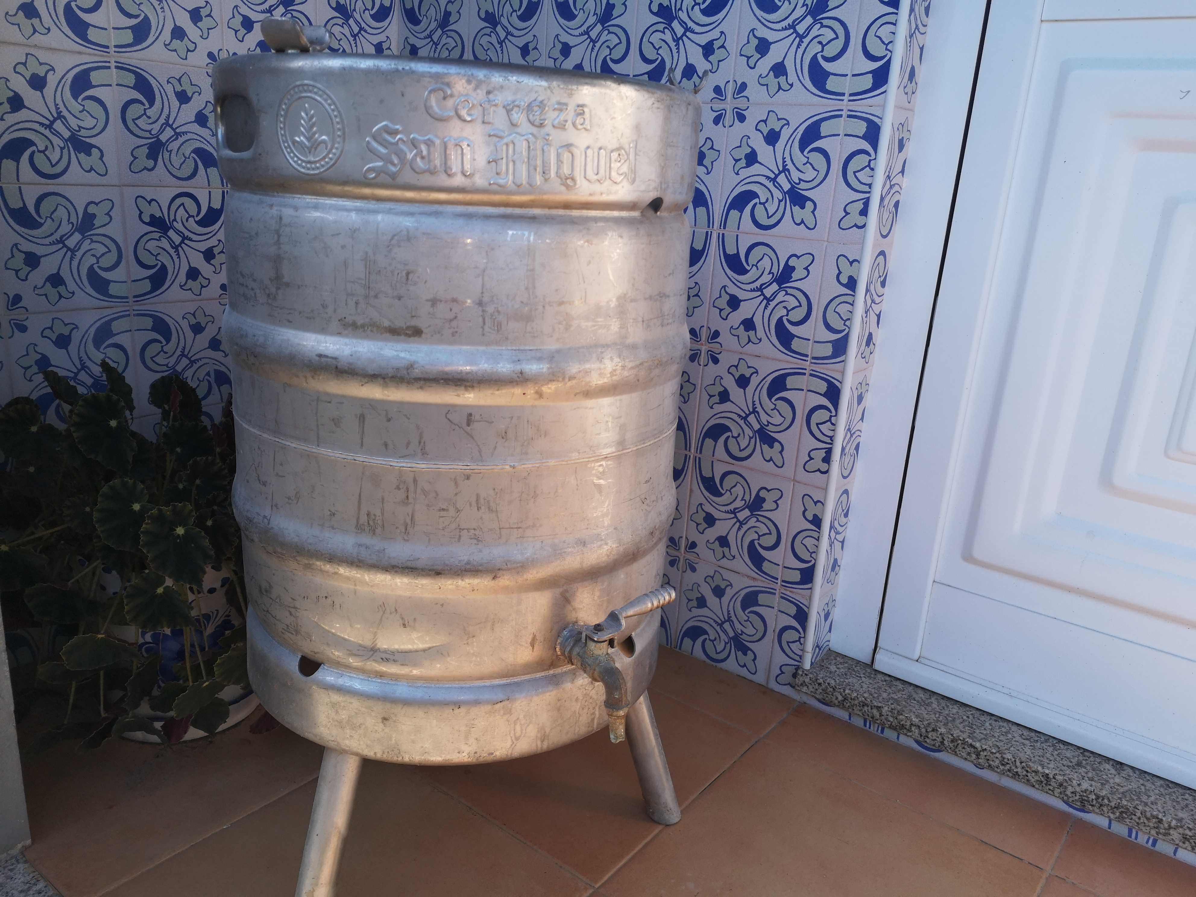 Barril aço inox para vinho